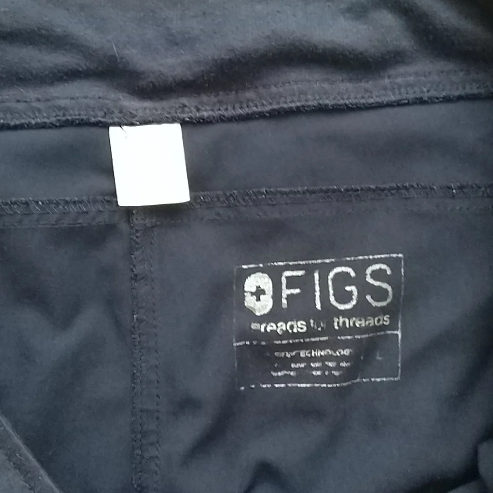 FIGS straight leg navy mens scrub pants sz L